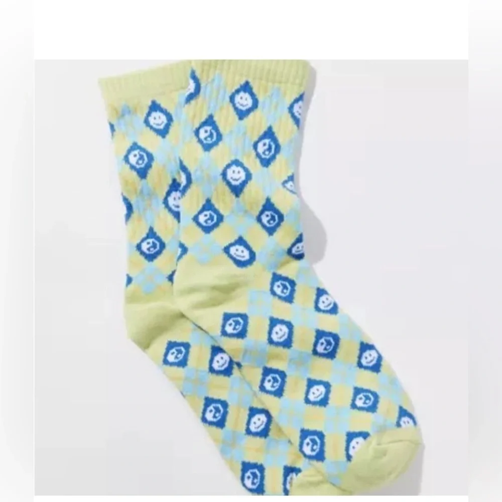 NWT URBAN OUTFITTERS Argyle Icon Crew Socks one Size  lovely colors! $14 each